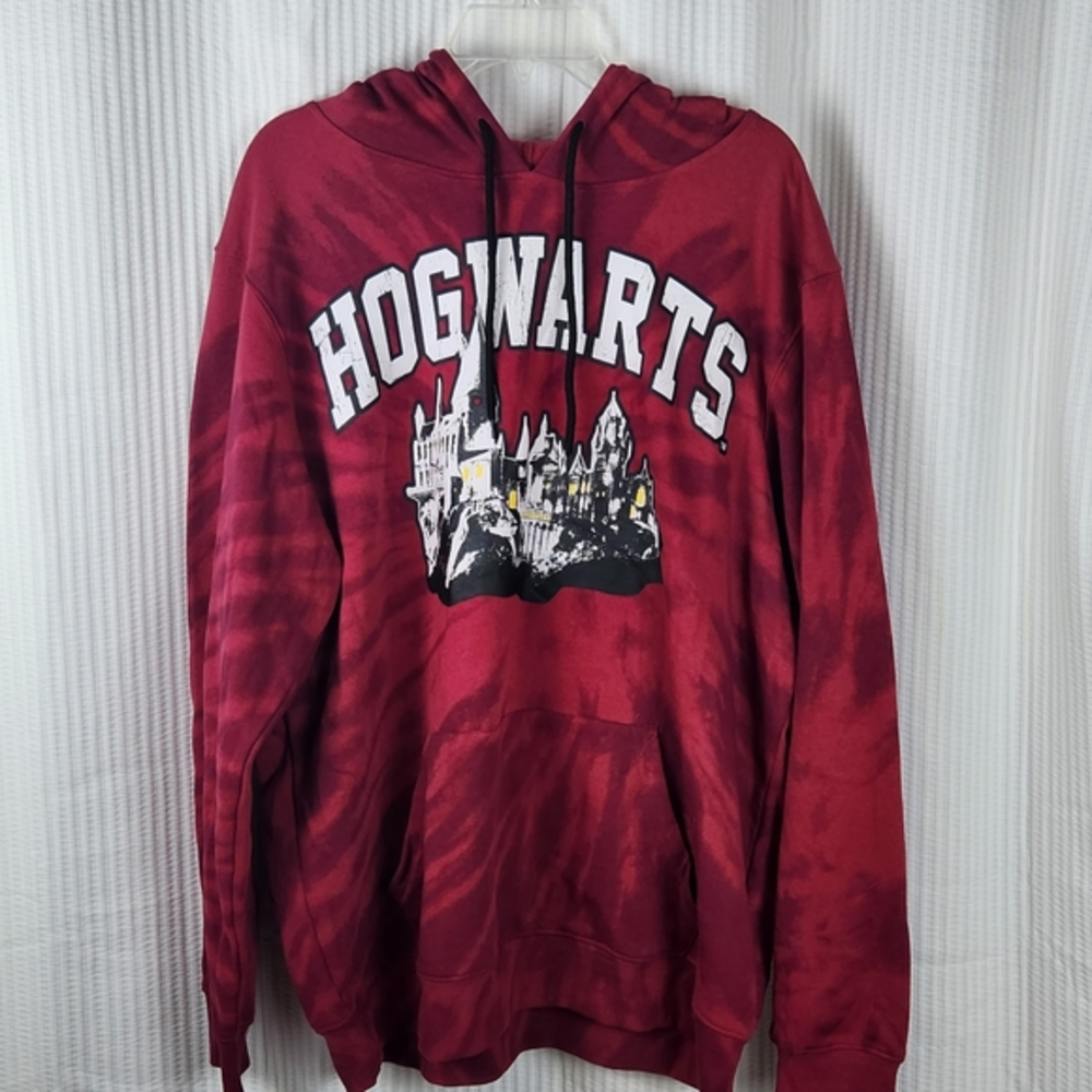Harry Potter Hogwarts Hoodie Tye Dye Size XL NWOT Theme Park Wizarding World HP